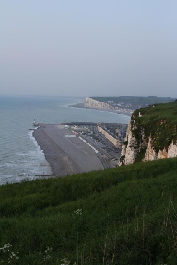 Appart. Superbe Vue Mer Et Funiculaire Le Tréport Kültér fotó
